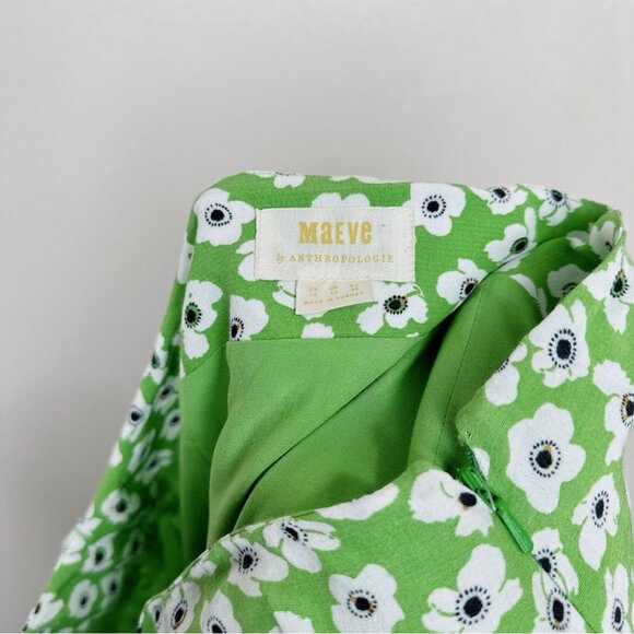 Anthropologie Womens 10 Maeve The Lille Side-Slit Midi Skirt - Picture 7 of 12